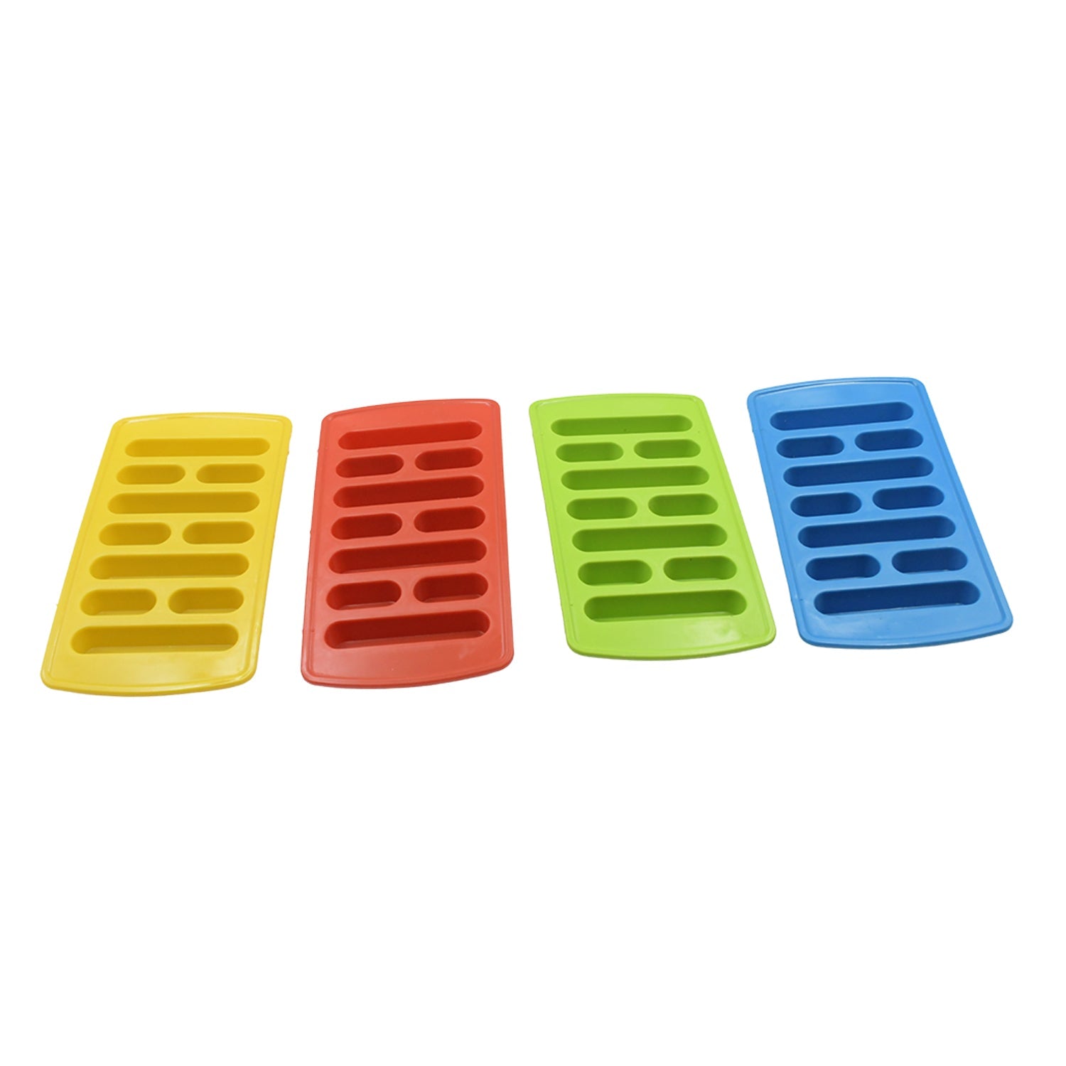 5791 , Easy to Release Flexible 10 Cubes ice Tray Easy Pop Out Flexible Plastic Long Stick Kit kat Shape Ice Cube Tray for Water Bottle & Refrigerators Pack of 4 Pcs , Multicolor 5791 , Easy to Release Flexible 10 Cubes ice Tray Easy Pop Out Flexible Plastic Long Stick Kit kat Shape Ice Cube Tray for Water Bottle & Refrigerators Pack of 4 Pcs , Multicolor